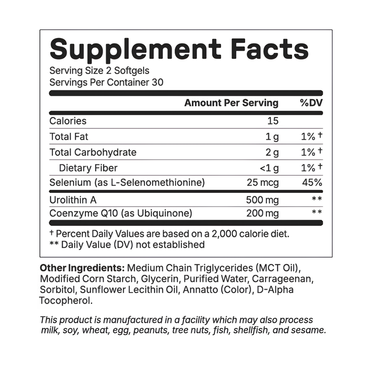 CoQ10 Advanced with Urolithin A